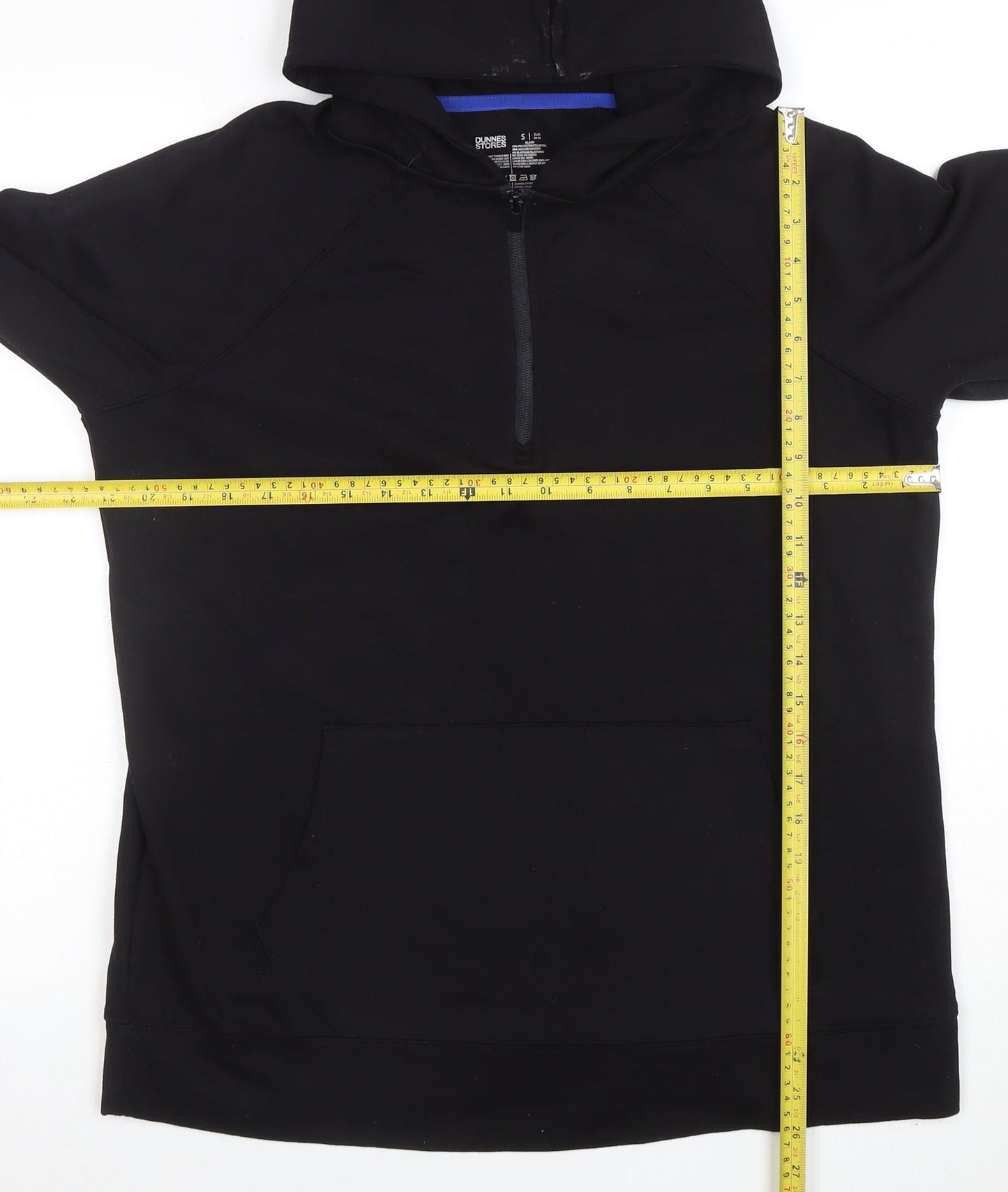 Womens UK Size S Dunnes Stores Black Pullover Hoodie