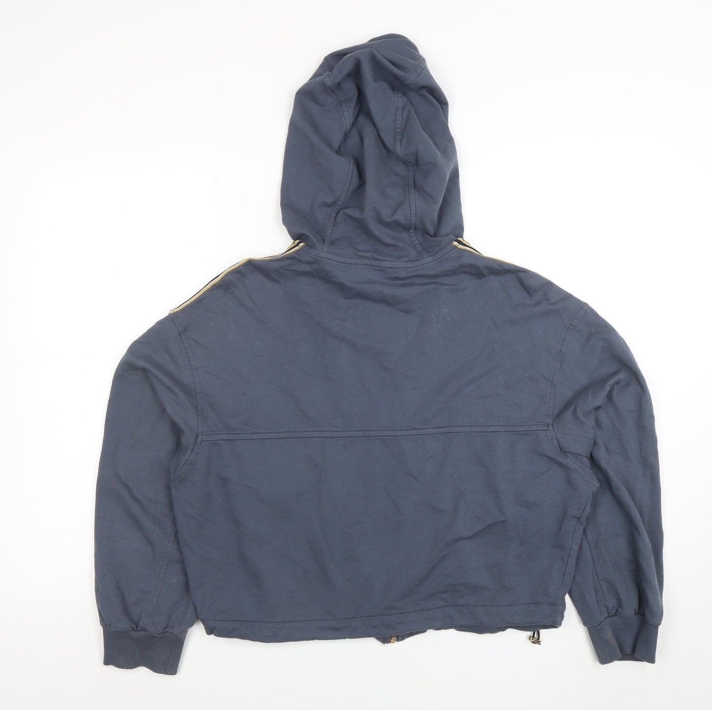 Womens UK Size 14 EVA KAYAN Blue Full Zip Hoodie