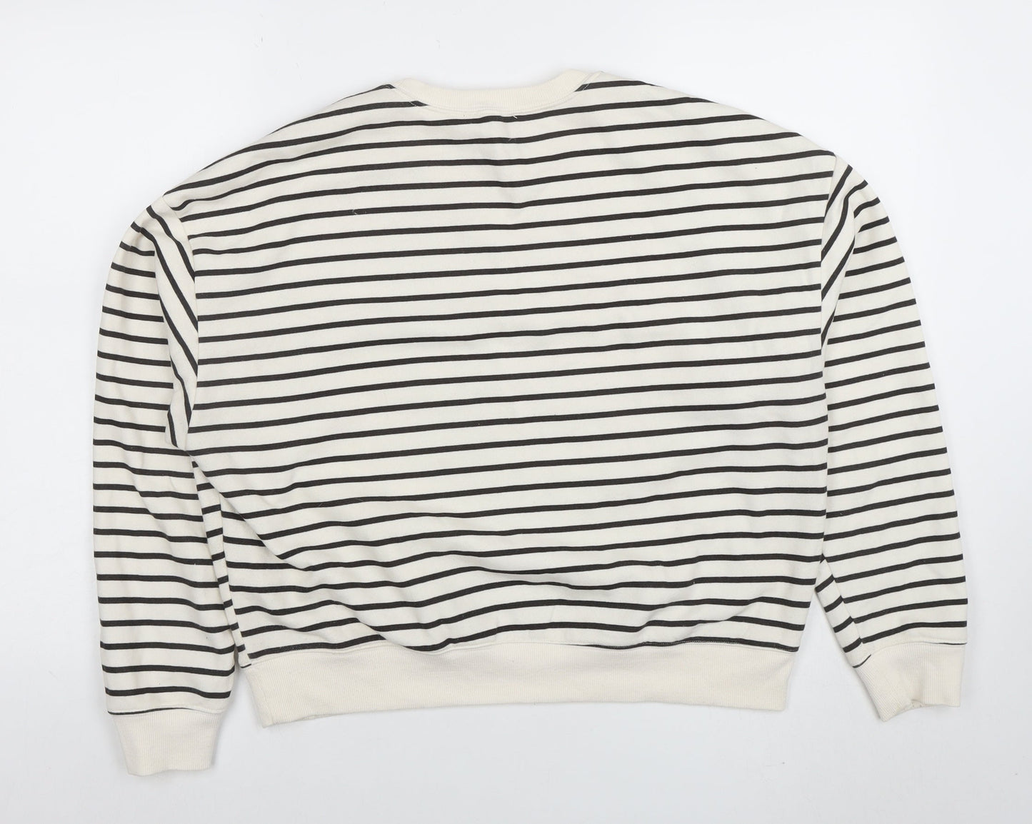 Womens UK Size M New Look Ivory Pullover Sweatshirt