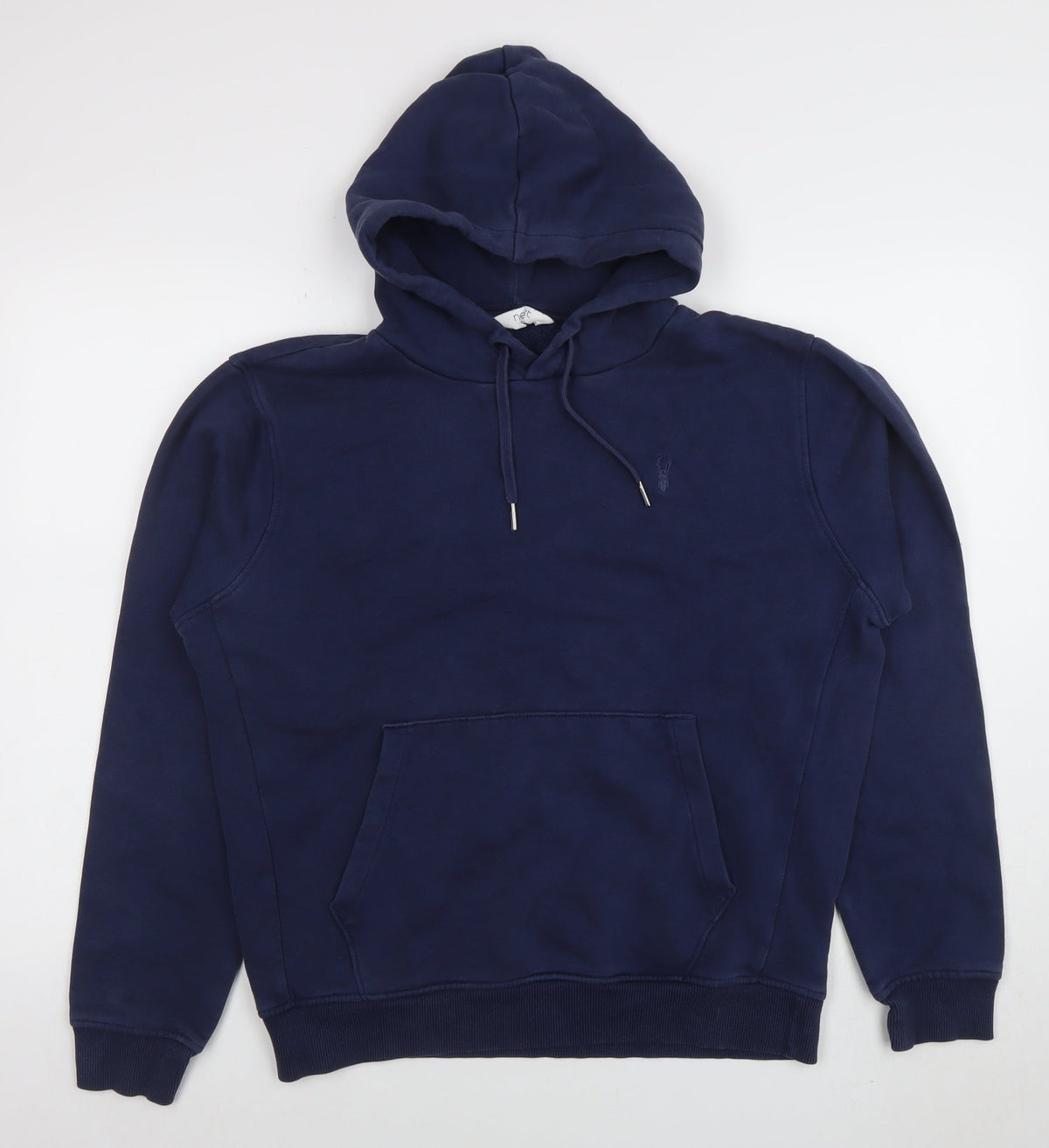 Mens UK Size S NEXT Blue Pullover Hoodie