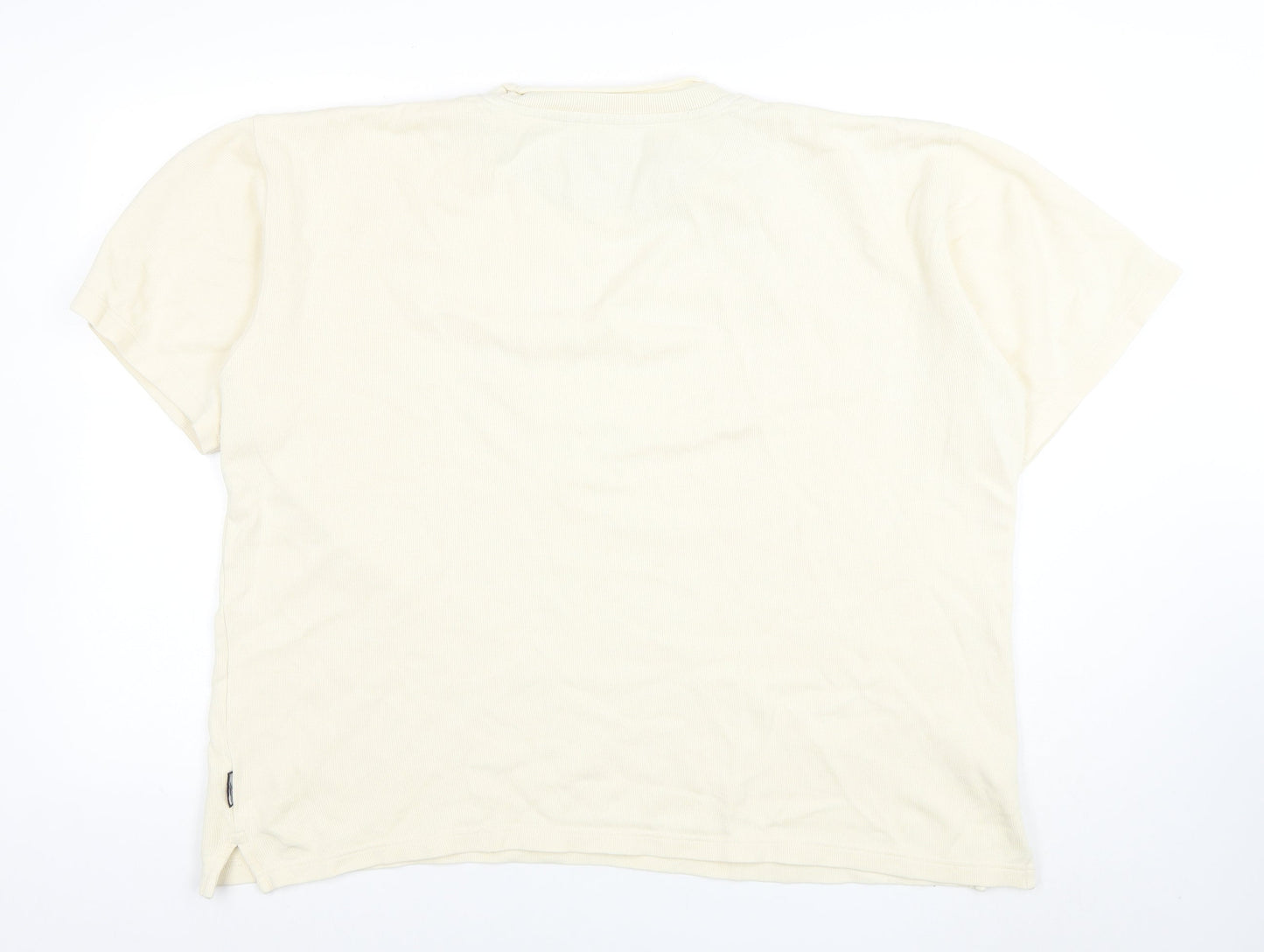 Mens UK Size L Boston Crew Beige  T-Shirt