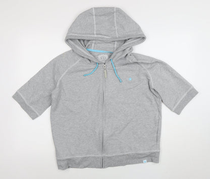 Womens UK Size 18-20 St. Bernard for Dunnes Stores Grey Full Zip Hoodie