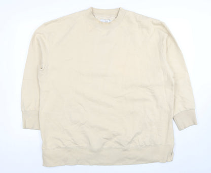 Mens UK Size XL NEXT Beige Pullover Sweatshirt