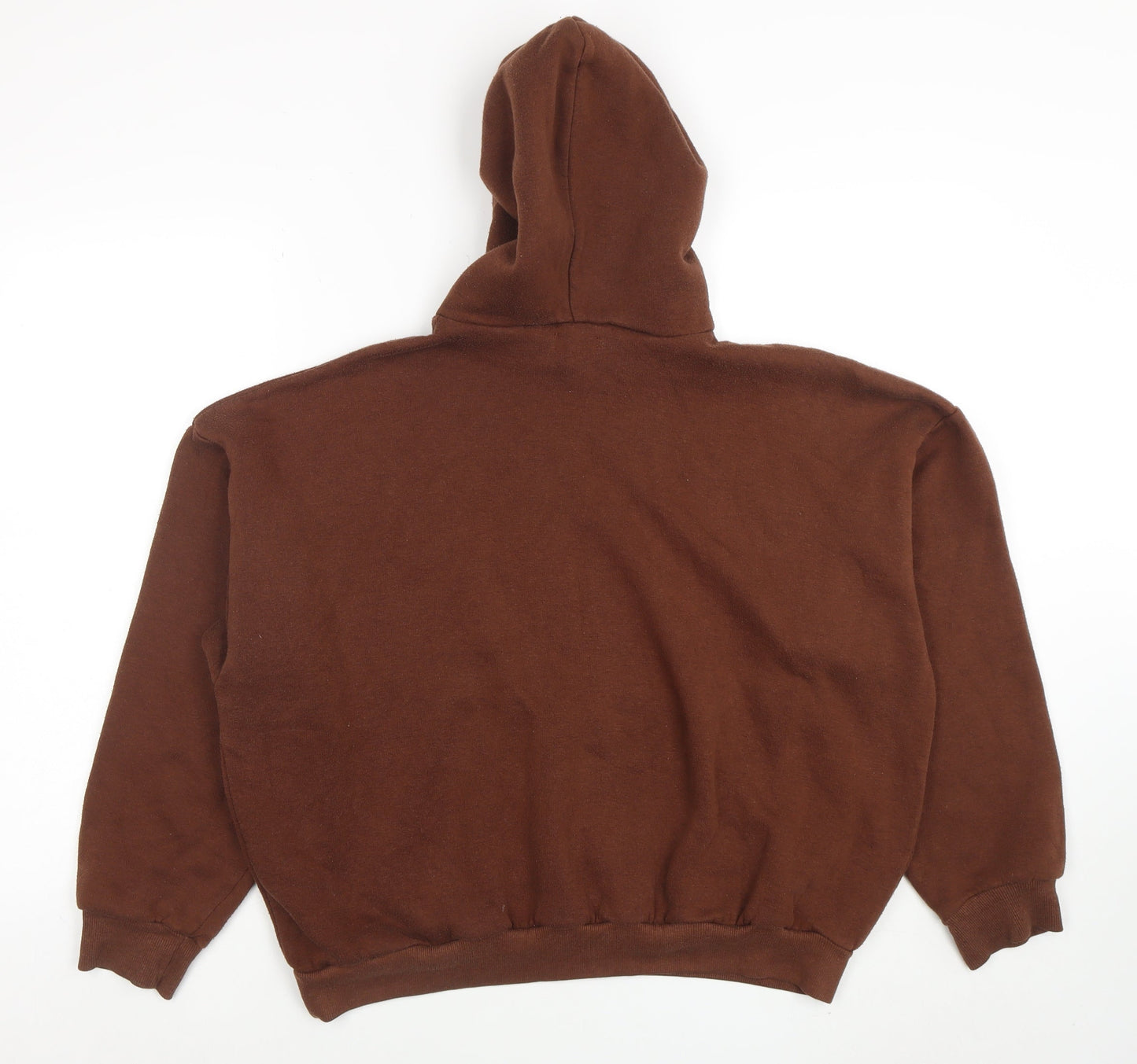 Womens UK Size M Boohoo Brown Pullover Hoodie