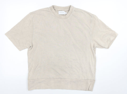 Mens UK Size S Topman Beige  T-Shirt