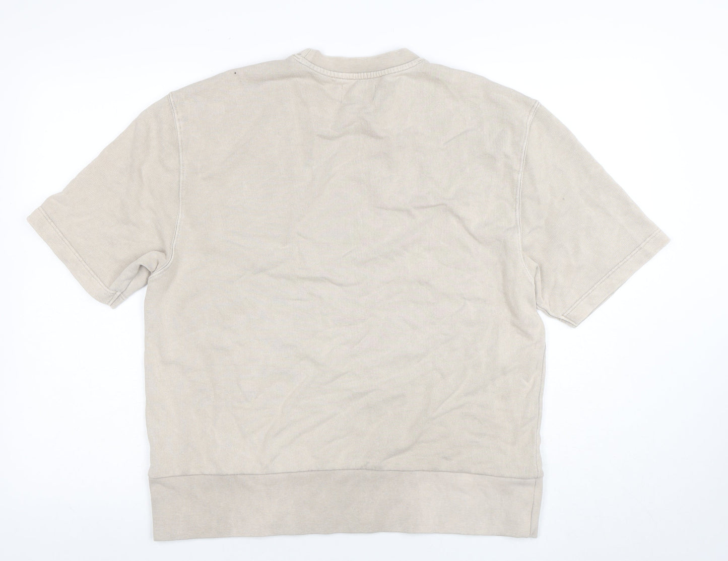 Mens UK Size S Topman Beige  T-Shirt