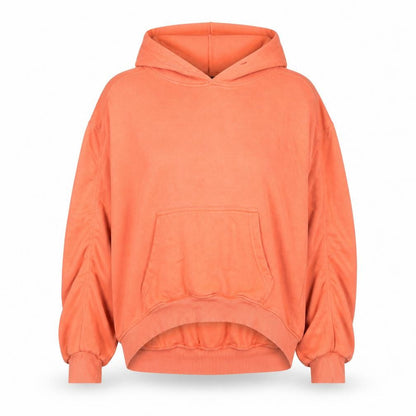 Womens UK Size S Rising Orange Pullover Hoodie
