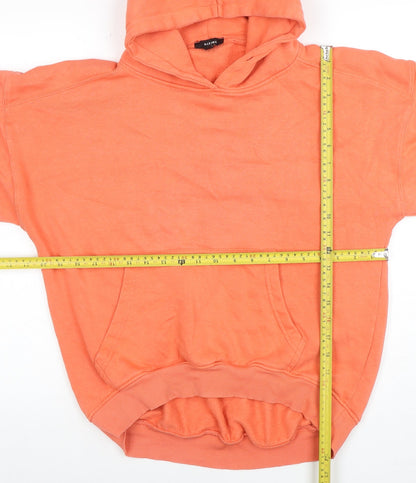 Womens UK Size S Rising Orange Pullover Hoodie
