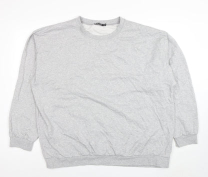 Womens UK Size 22 I SAW IT FIRST Grey Pullover Sweatshirt