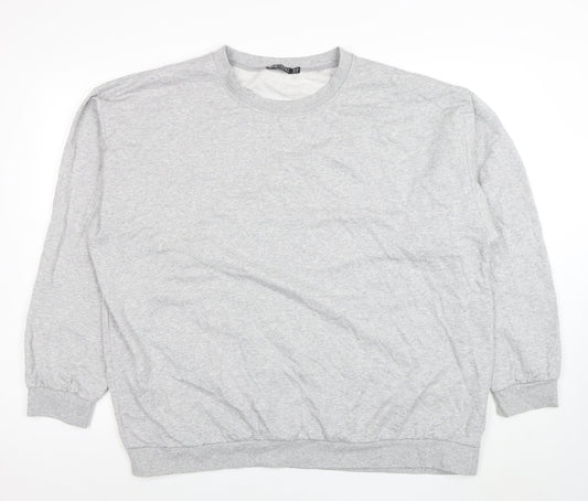 Womens UK Size 22 I SAW IT FIRST Grey Pullover Sweatshirt