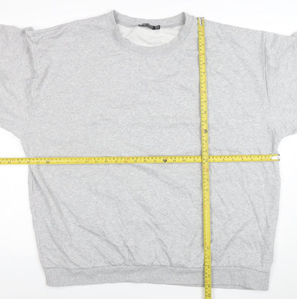 Womens UK Size 22 I SAW IT FIRST Grey Pullover Sweatshirt