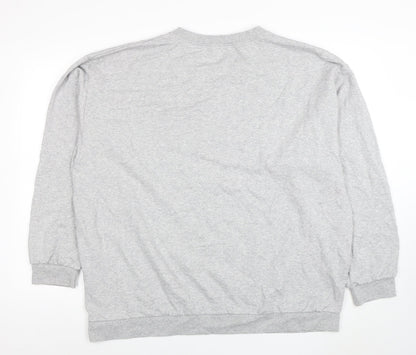 Womens UK Size 22 I SAW IT FIRST Grey Pullover Sweatshirt