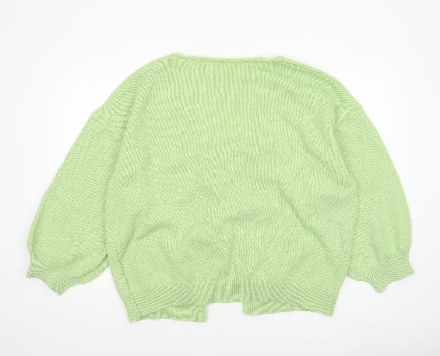 Womens UK Size 3XL SheIn Green Cardigan Jumper