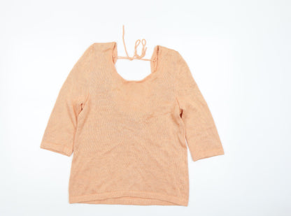 Womens UK Size S SPEND by Atte Gemzell Beige Pullover Jumper