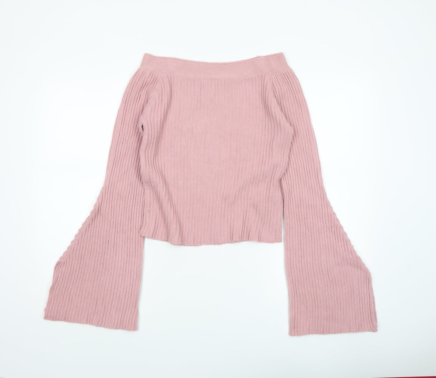 Womens UK Size 8 ROMWE Pink Pullover Jumper