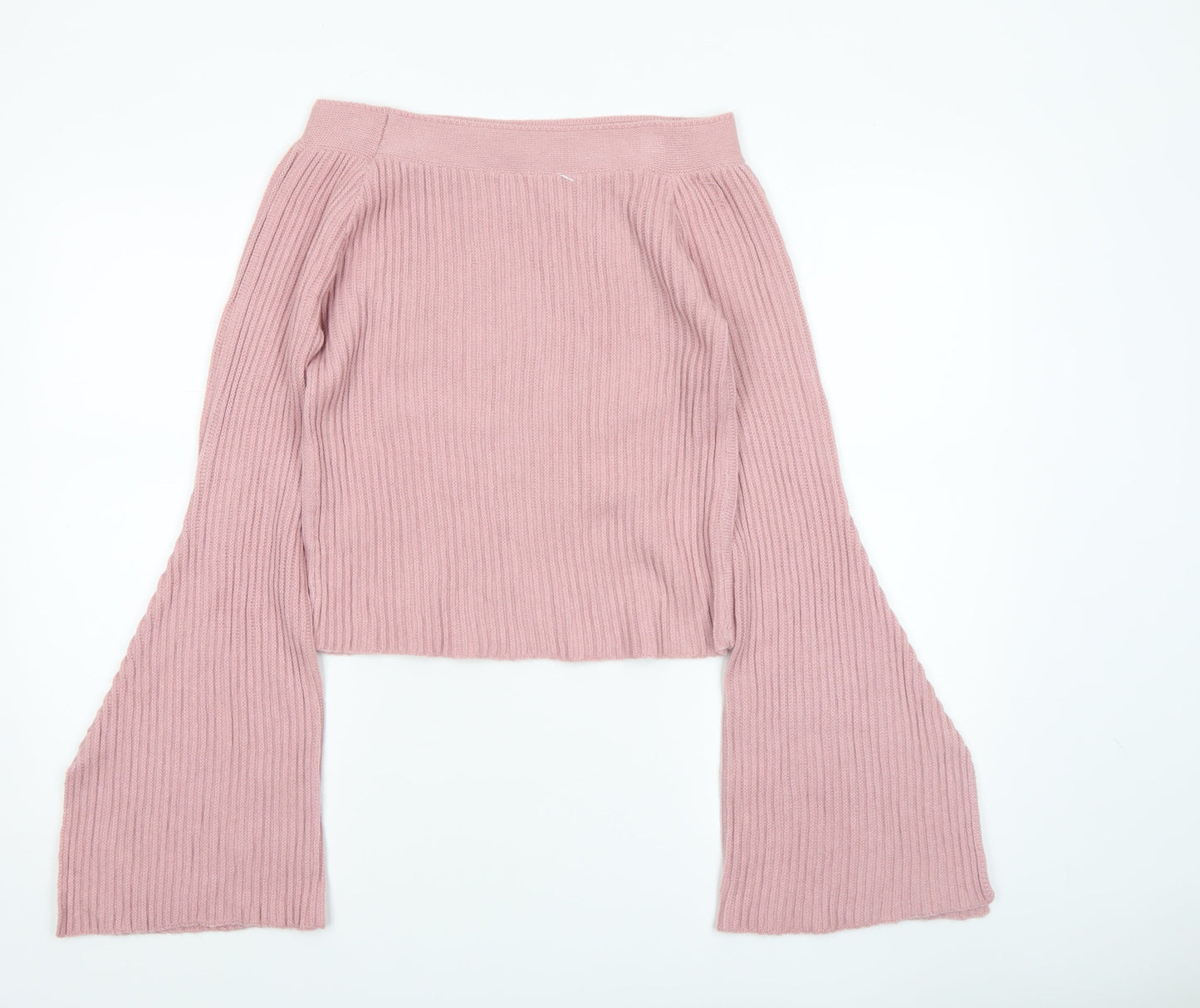 Womens UK Size 8 ROMWE Pink Pullover Jumper