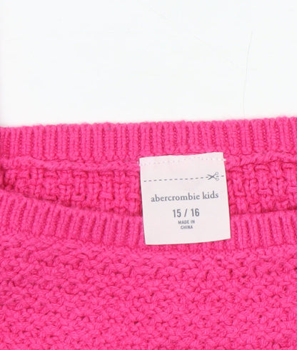 Girls UK Size 15-16 Years abercrombie kids Pink Camisole Tank