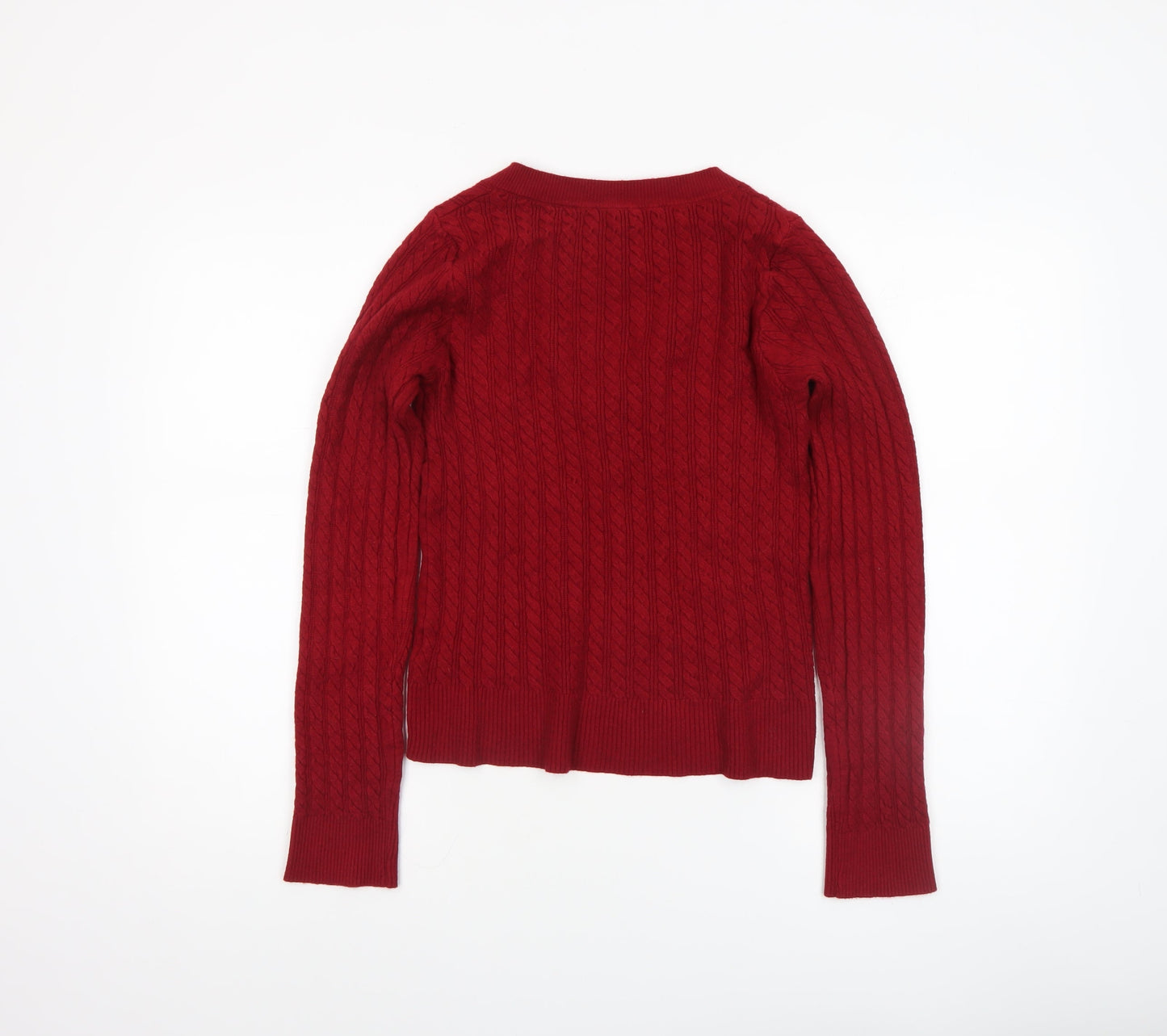 Womens UK Size 14 SheIn Red Pullover Jumper