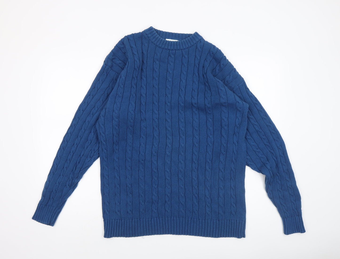 Mens UK Size L Enrico Gorlan Blue Pullover Jumper