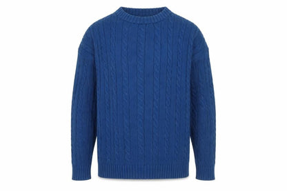 Mens UK Size L Enrico Gorlan Blue Pullover Jumper
