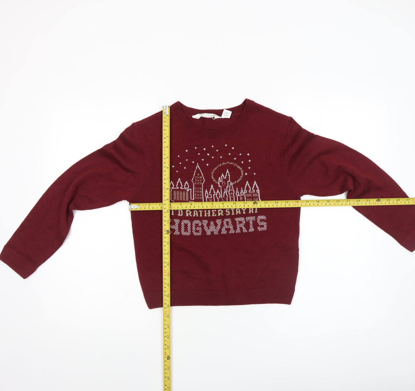 Girls UK Size 10-12 Years H&M Red Pullover Jumper