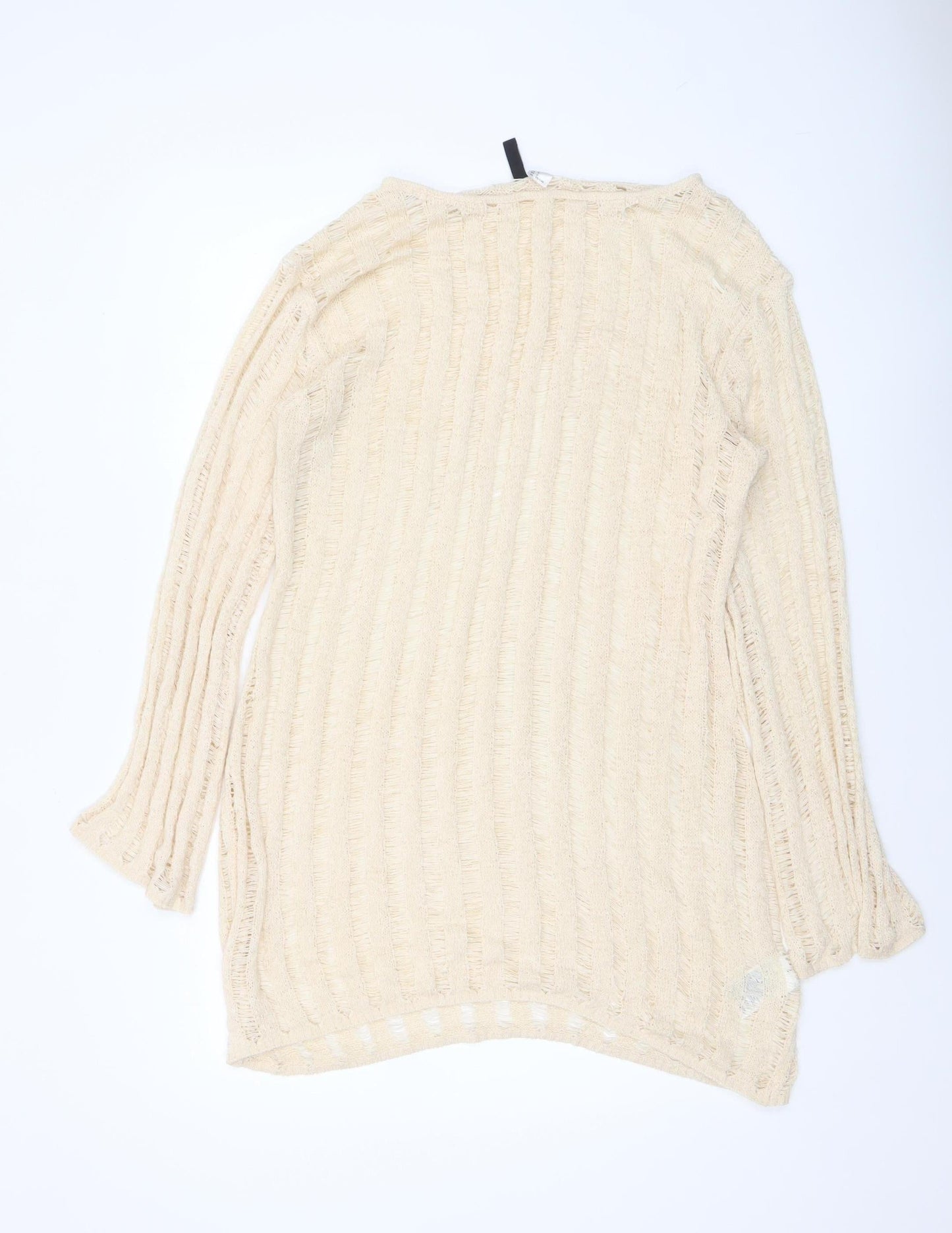 Womens UK Size 12 H&M Beige Pullover Jumper