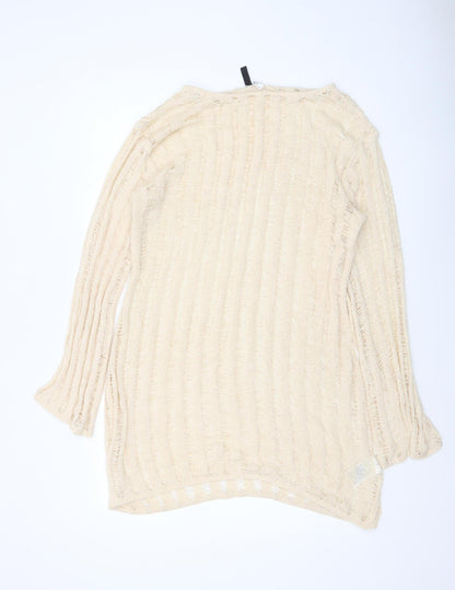 Womens UK Size 12 H&M Beige Pullover Jumper