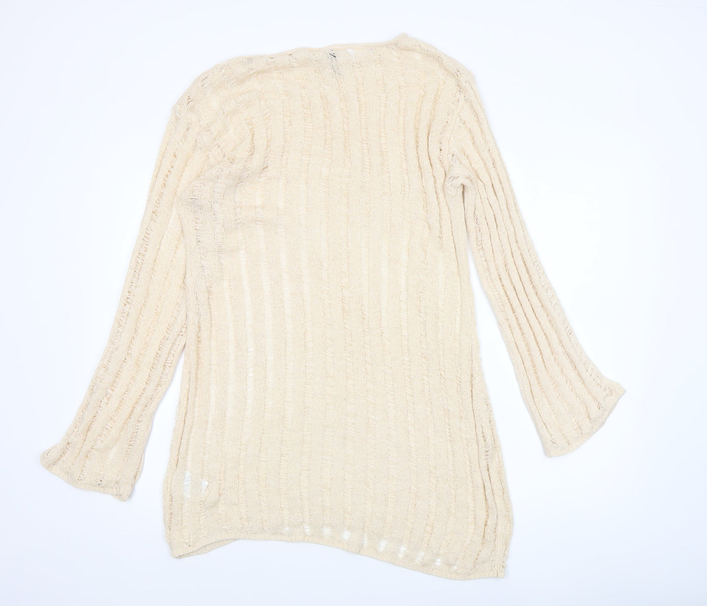 Womens UK Size 12 H&M Beige Pullover Jumper
