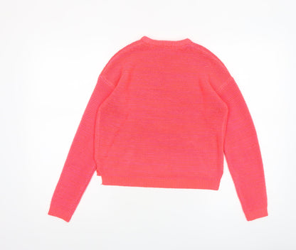 Girls UK Size 11 Years NEXT Pink Pullover Jumper