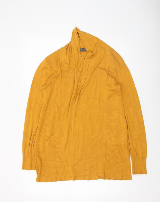 Womens UK Size XS Primark Yellow Cardigan Jumper