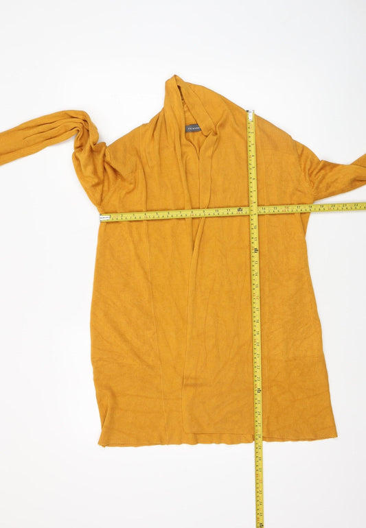 Womens UK Size XS Primark Yellow Cardigan Jumper