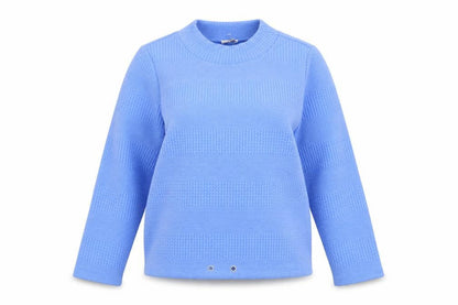 Womens UK Size S TOM TAILOR Blue Pullover Sweatshirt