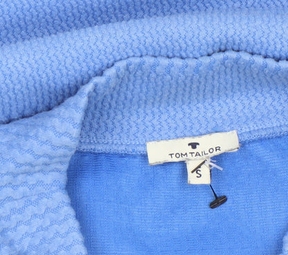 Womens UK Size S TOM TAILOR Blue Pullover Sweatshirt