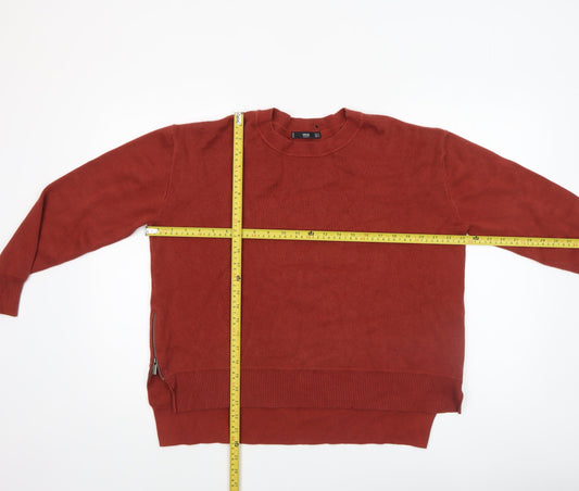 Womens UK Size 10 MNG Red Pullover Jumper