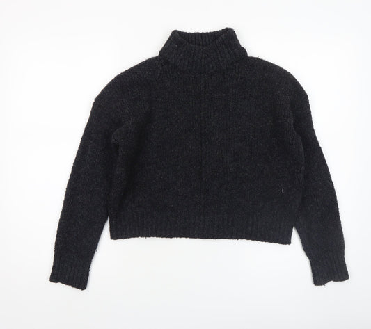 Womens UK Size 10 New Look Black Pullover Jumper