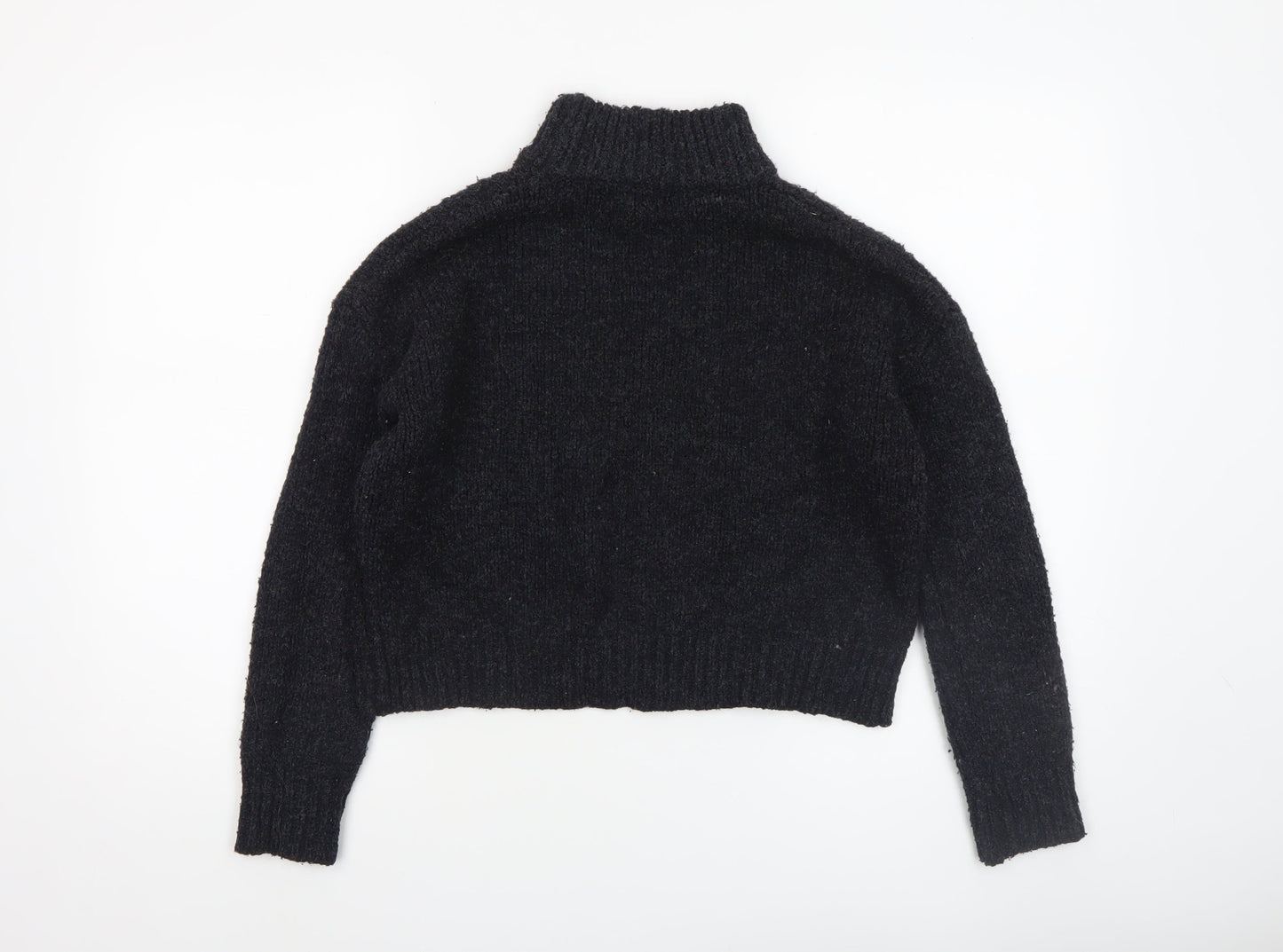 Womens UK Size 10 New Look Black Pullover Jumper