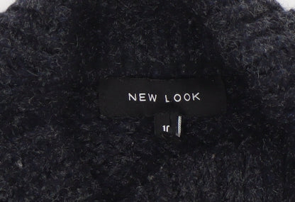 Womens UK Size 10 New Look Black Pullover Jumper
