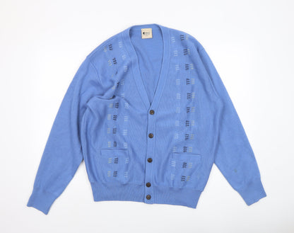 Womens UK Size L Gabicci Blue Cardigan Jumper