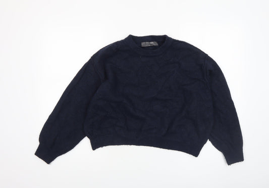 Womens UK Size L Primark Blue Pullover Jumper