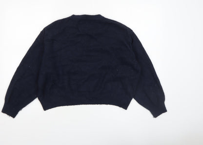 Womens UK Size L Primark Blue Pullover Jumper