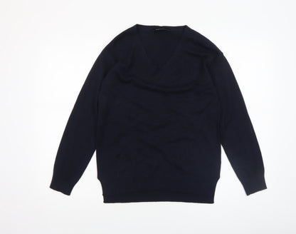 Womens UK Size L M&Node Blue Pullover Jumper