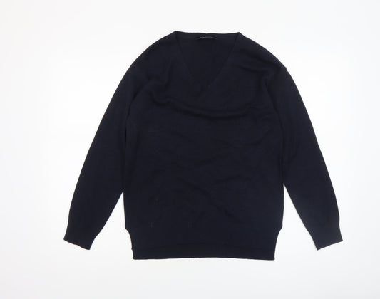 Womens UK Size L M&Node Blue Pullover Jumper