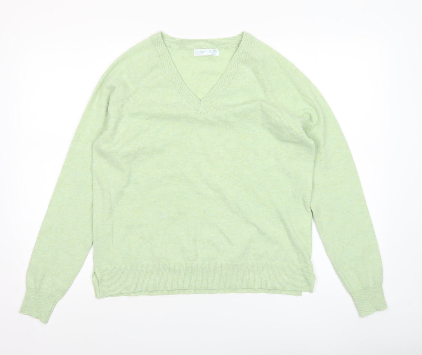 Womens UK Size S Primark Green Pullover Jumper
