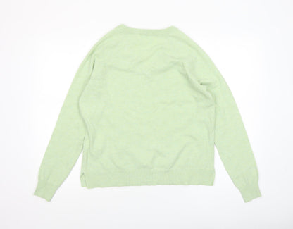 Womens UK Size S Primark Green Pullover Jumper