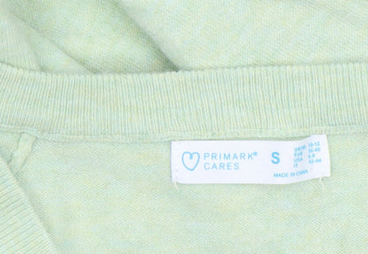 Womens UK Size S Primark Green Pullover Jumper