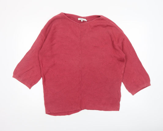 Womens UK Size M Sandwich Red Pullover Jumper