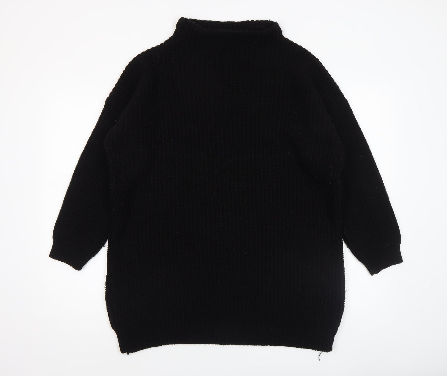 Womens UK Size M PRETTYLITTLETHING Black Pullover Jumper