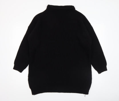 Womens UK Size M PRETTYLITTLETHING Black Pullover Jumper