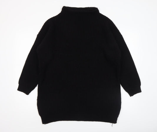 Womens UK Size M PRETTYLITTLETHING Black Pullover Jumper