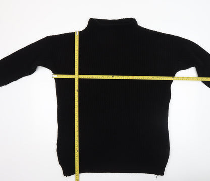 Womens UK Size M PRETTYLITTLETHING Black Pullover Jumper